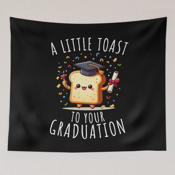 Item preview, A Little Toast to your Graduation Congrats Graduation Party  designed and sold by MouDantArts.