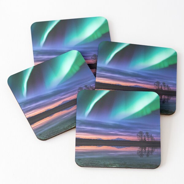 Item preview, Alaska Aurora Borealis - USA Denali Late Sunset designed and sold by Adam Gormley.