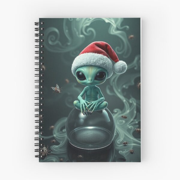 Item preview, Green Xmas Alien designed and sold by Pebbledrops.