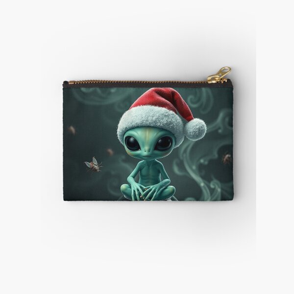 Item preview, Green Xmas Alien designed and sold by Pebbledrops.