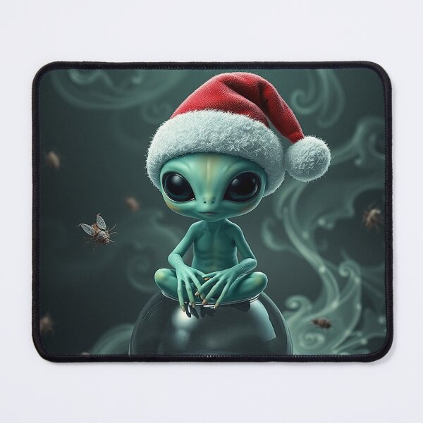 Item preview, Green Xmas Alien designed and sold by Pebbledrops.