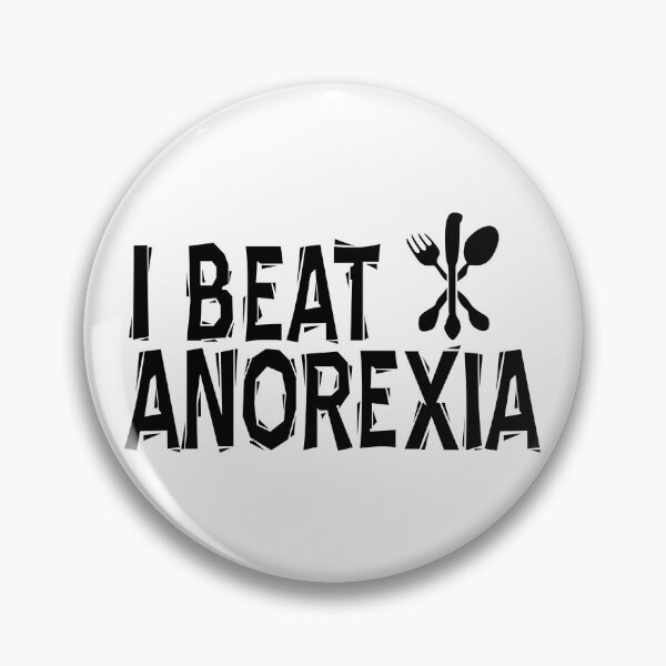 Item preview, I Beat Anorexia (Black Version) designed and sold by asbno19.