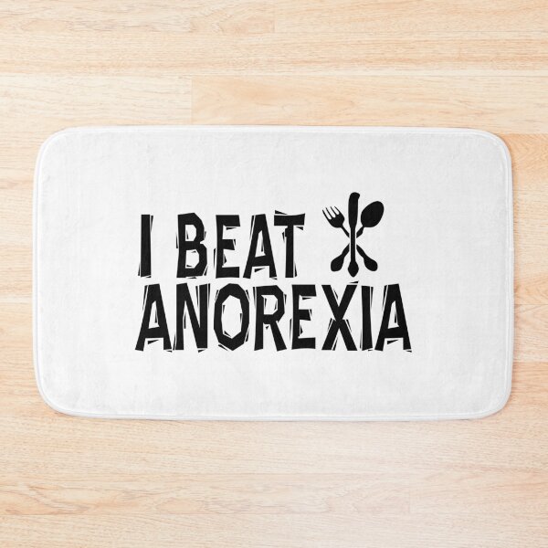 Item preview, I Beat Anorexia (Black Version) designed and sold by asbno19.