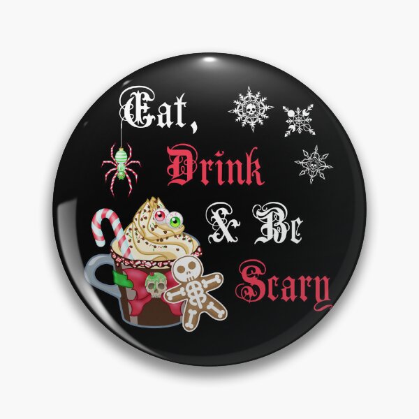 Item preview, Eat, Drink & Be Scary (Hexmas) designed and sold by Miss Lunaria.