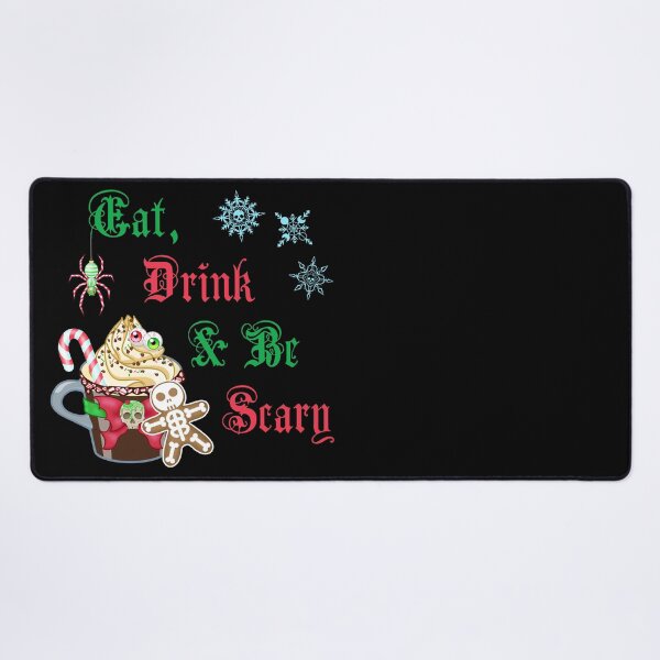 Item preview, Eat, Drink & Be Scary (Hexmas) designed and sold by Miss Lunaria.