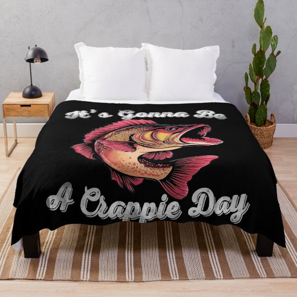 Item preview, It's Gonna Be A Crappie Day  - Angry Crappie Fish  designed and sold by Smix Pixels.