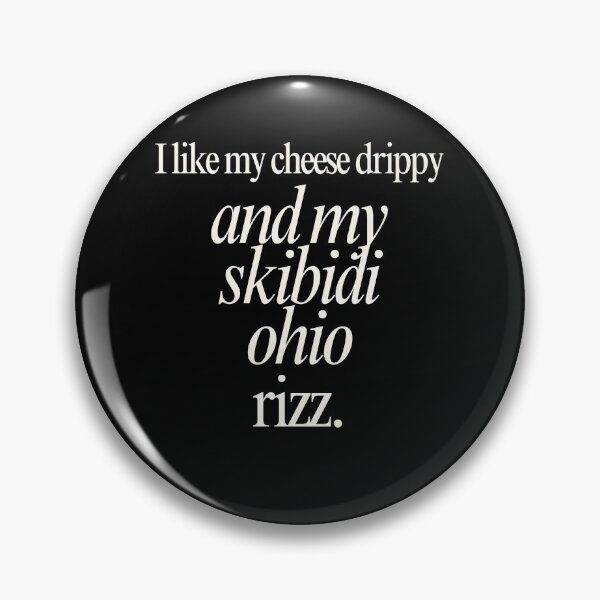 Artikelvorschau, Ich mag meinen Cheese Drippy und meinen Skibidi Ohio Rizz entworfen und verkauft von Femme Pastel Collective.