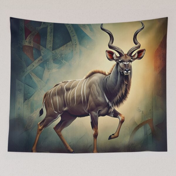 Item preview, Kudu with Runestone designed and sold by HabitableMoons.