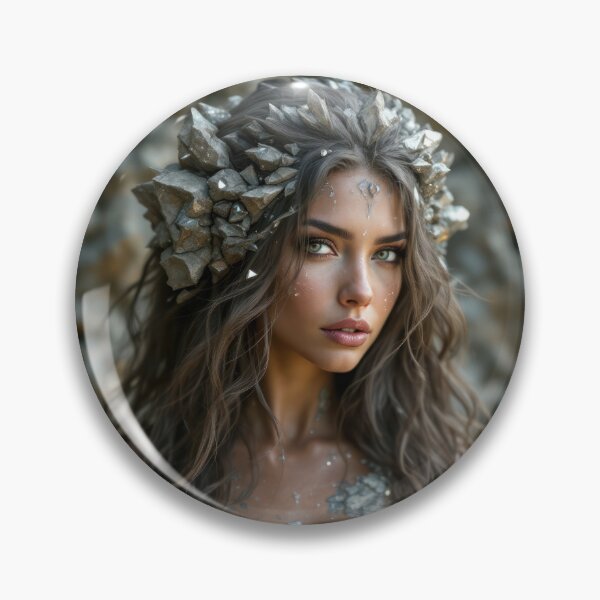 Item preview, Stone Goddess Adorned with Sharp Rocky Accents designed and sold by WickedFairySt.