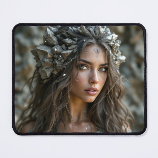 Item preview, Stone Goddess Adorned with Sharp Rocky Accents designed and sold by WickedFairySt.
