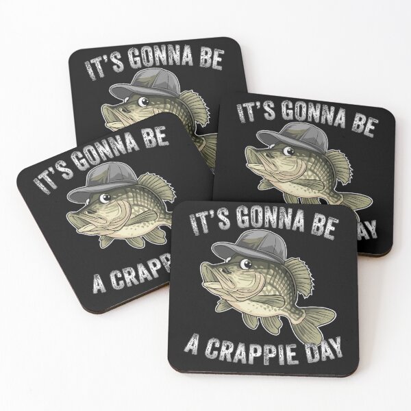 Item preview,  It's Gonna Be A Crappie Day  - Cool Crappie Fish Wearing Cap  designed and sold by Smix Pixels.