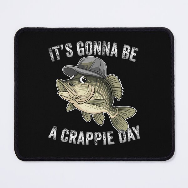 Item preview, It's Gonna Be A Crappie Day - Cool Crappie Fish Wearing Cap designed and sold by Smix Pixels.
