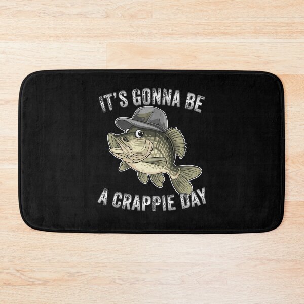 Item preview,  It's Gonna Be A Crappie Day  - Cool Crappie Fish Wearing Cap  designed and sold by Smix Pixels.