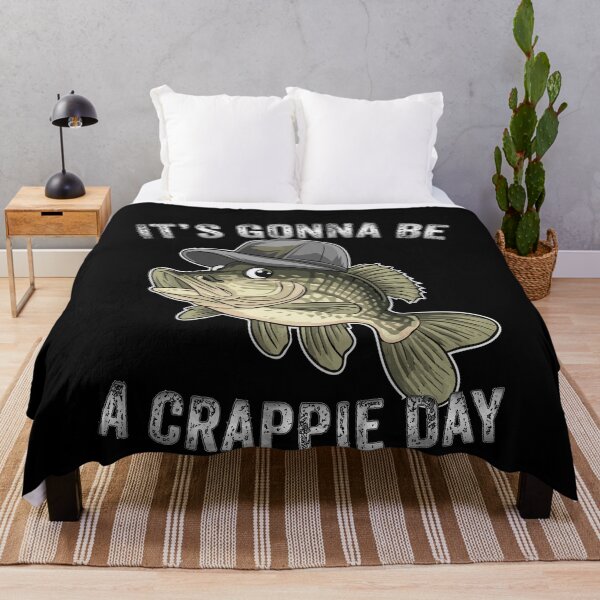 Item preview,  It's Gonna Be A Crappie Day  - Cool Crappie Fish Wearing Cap  designed and sold by Smix Pixels.