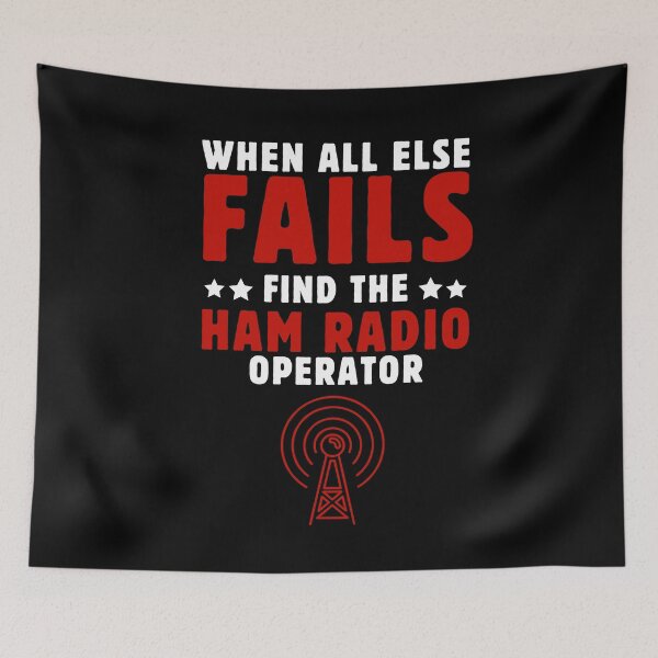 Item preview, When else Fails Find the Ham Radio Operator Funny Amateur Radio Fan designed and sold by MouDantArts.
