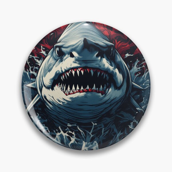 Item preview, Shark: King of the Fierce Ocean designed and sold by AiArtestry.