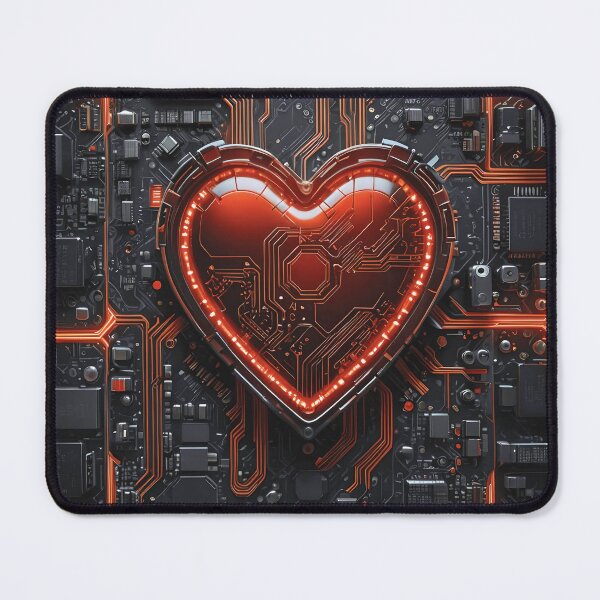 Item preview, Motherboard with glowing heart. designed and sold by Luggnagg.