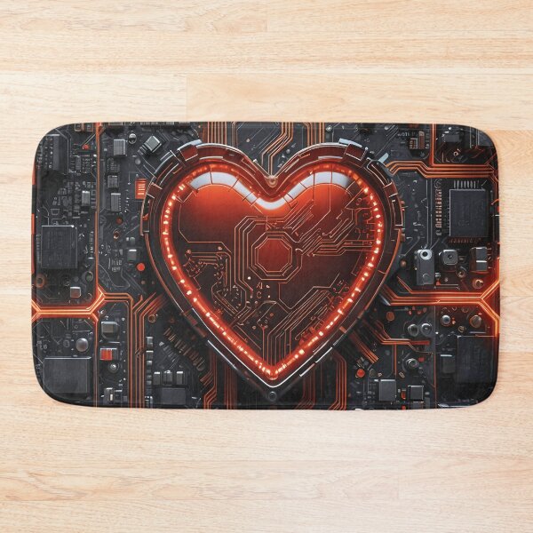 Item preview, Motherboard with glowing heart. designed and sold by Luggnagg.