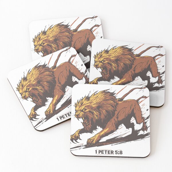 Item preview, Prowling Lion 1 Peter 5:8 designed and sold by SpendieSellers.