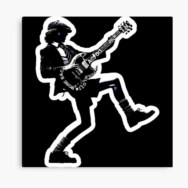 Aperçu de l'œuvre Guitare ACDC d'Angus Young créée et vendue par PaulGi.