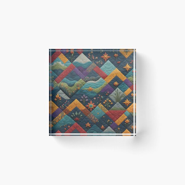 Item preview, Colorful Quilting Pattren - Quilting Lover - Funny Quilter designed and sold by Wiss2Arts.