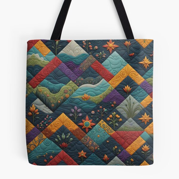 Item preview, Colorful Quilting Pattren - Quilting Lover - Funny Quilter designed and sold by Wiss2Arts.