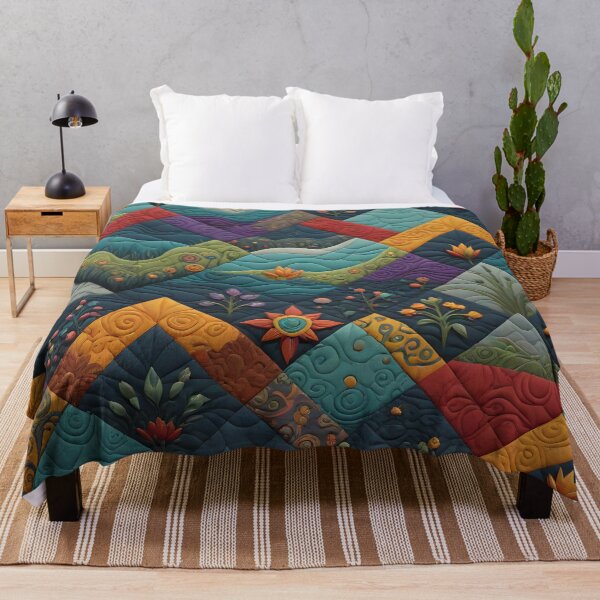 Item preview, Colorful Quilting Pattren - Quilting Lover - Funny Quilter designed and sold by Wiss2Arts.