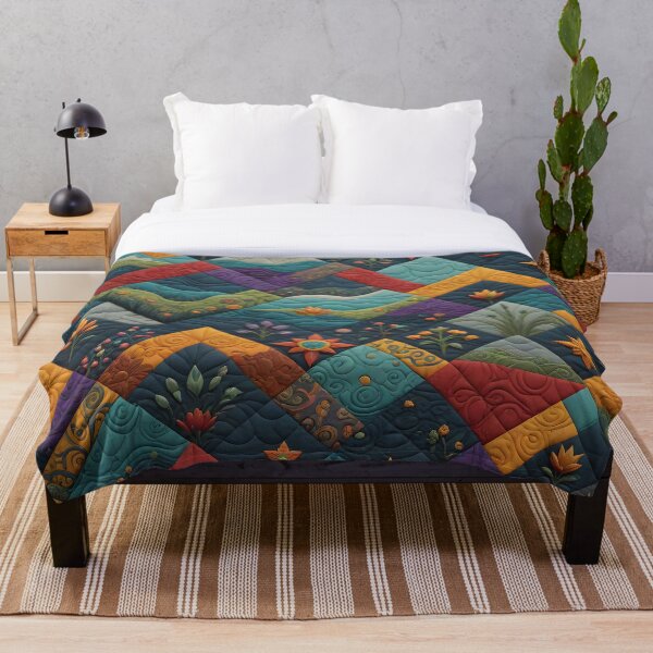 Item preview, Colorful Quilting Pattren - Quilting Lover - Funny Quilter designed and sold by Wiss2Arts.