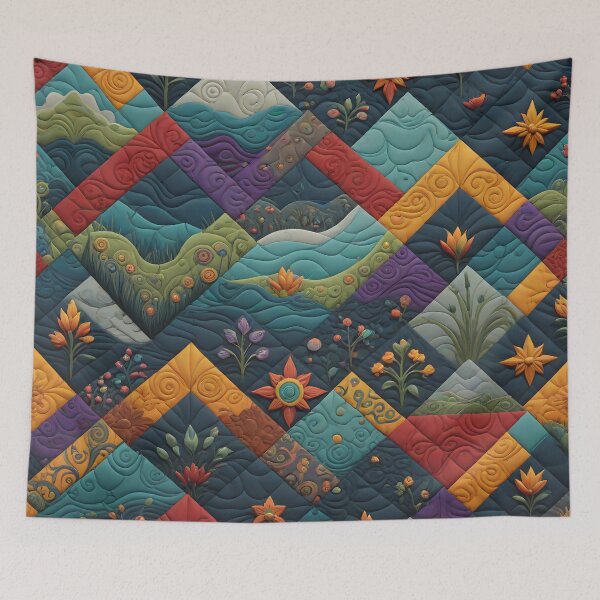 Item preview, Colorful Quilting Pattren - Quilting Lover - Funny Quilter designed and sold by Wiss2Arts.