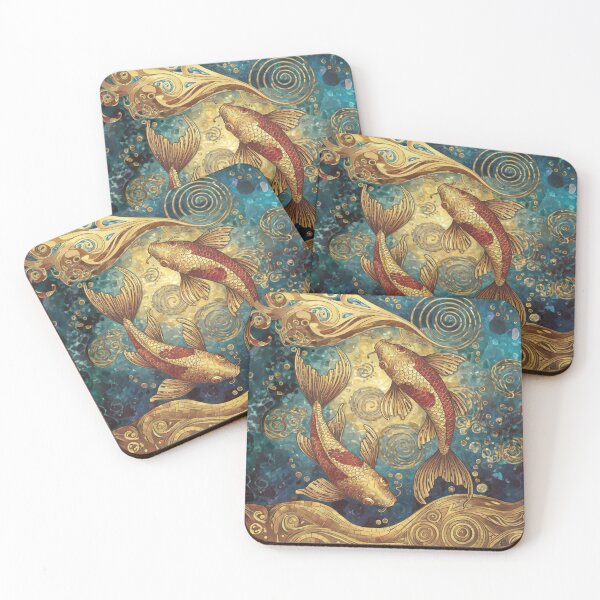 Item preview, Splash of Tranquility Golden Koi Dance  designed and sold by INNERHARMONY2.