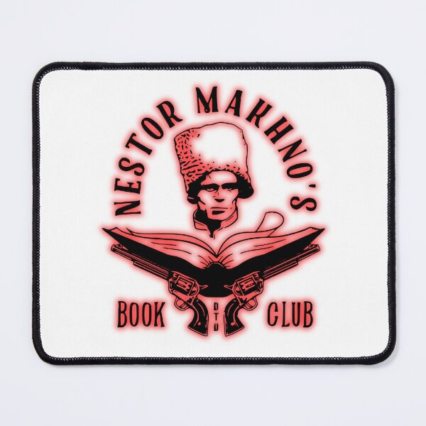 Item preview, Nestor Makhno’s book club designed and sold by metalheadmom.