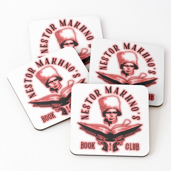 Item preview, Nestor Makhno’s book club designed and sold by metalheadmom.