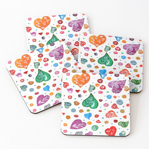 Item preview, Multicolored hearts designed and sold by Liliana  Donato.