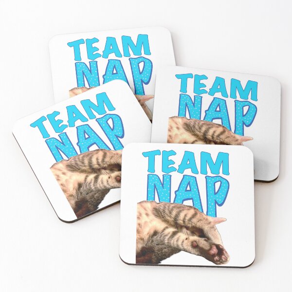 Item preview, Team Nap, sleepy kitten designed and sold by aadventures.