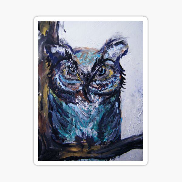 Desi's Owl Sticker