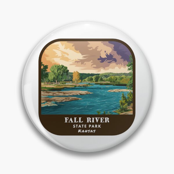 Artikelvorschau, Vintage Fall River State Park (Kansas State Park) entworfen und verkauft von RabbitK.