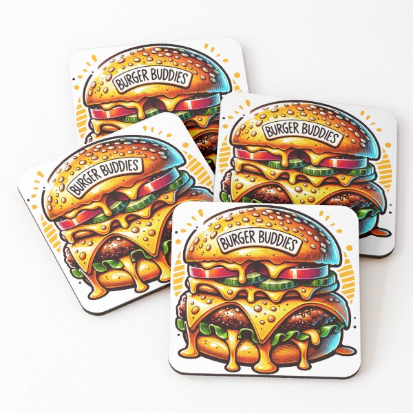 Item preview, BURGER SQUAD : BURGER BUDDIES designed and sold by Eksama Design.
