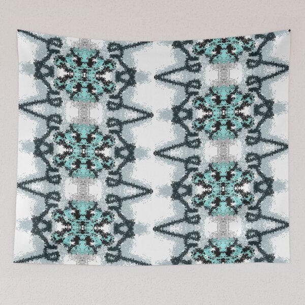 Item preview, Stylized Blue Snowflake designed and sold by vasanthrajark.