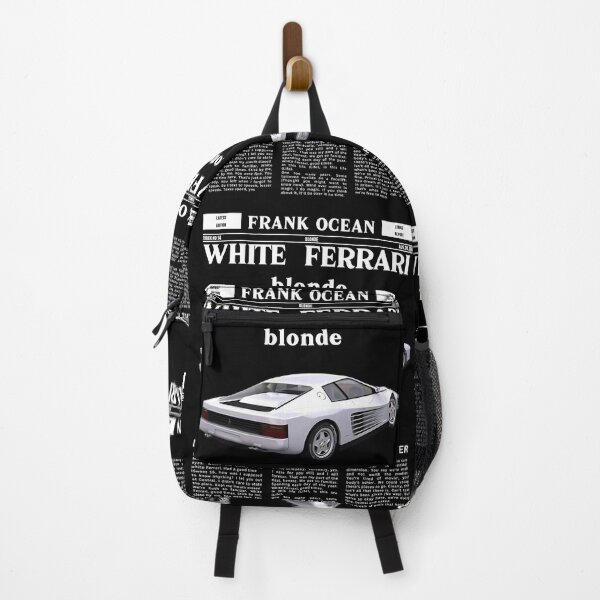 Aperçu de l'œuvre Frank Ocean Blanc Ferrari art Blond créée et vendue par apixelwall.