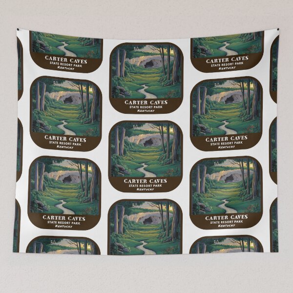 Item preview, Vintage Carter Caves State Park (Kentucky State Park) designed and sold by RabbitK.