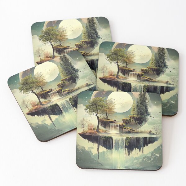 Item preview, Floating Island Waterfall designed and sold by bloorose.
