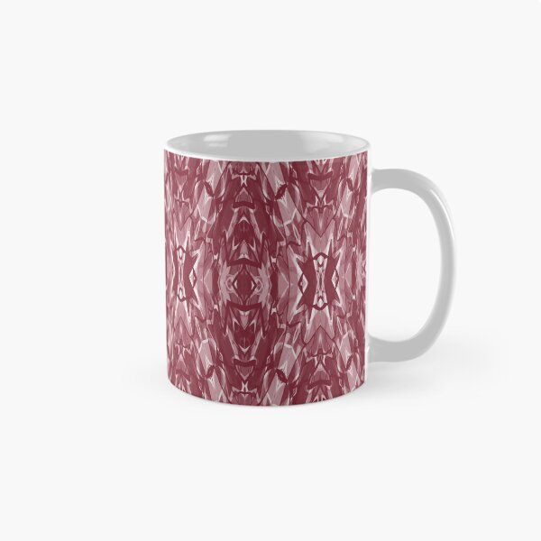 Item preview, Red dark geometric pattern retro vintage designed and sold by fuzzyfox.