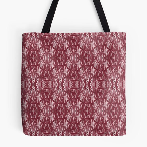 Item preview, Red dark geometric pattern retro vintage designed and sold by fuzzyfox.