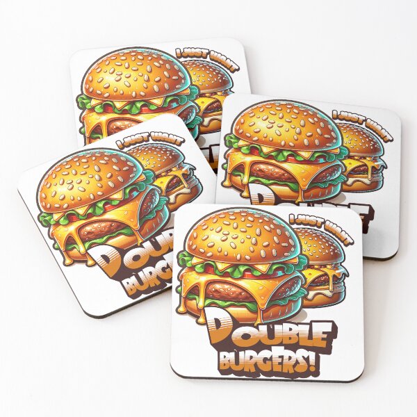 Item preview, BURGER SQUAD : I JUST WANT DOUBLE BURGERS! designed and sold by Eksama Design.