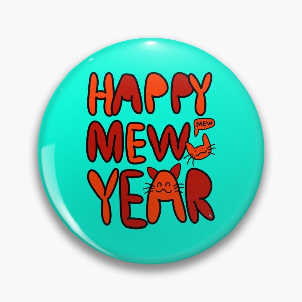 Item preview, Happy Mew Year Cats designed and sold by chowlet.