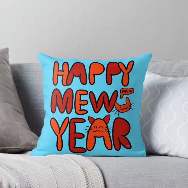 Item preview, Happy Mew Year Cats designed and sold by chowlet.