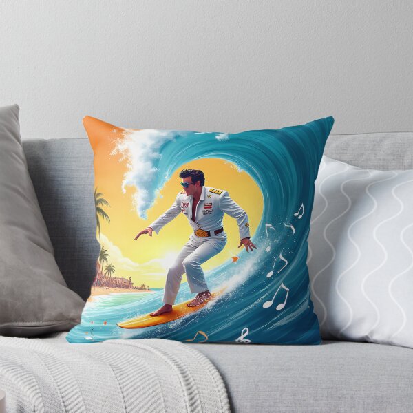 Item preview, Surfing Elvis designed and sold by Pixel-Pig.