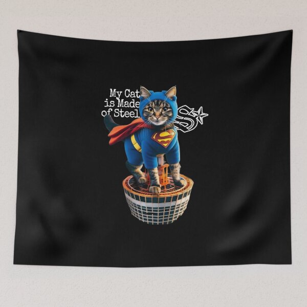 Item preview, My Cat Is Made of Steel designed and sold by Sevenfold Theory Clothing.