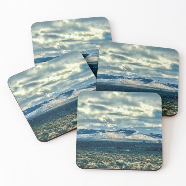 Item preview, Mountains Snow capped in the desert, landscape photography  designed and sold by aadventures.