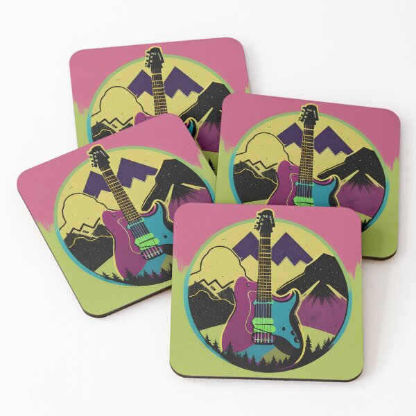 Item preview, Rocking Guitar Mountain designed and sold by Paw's Arts.